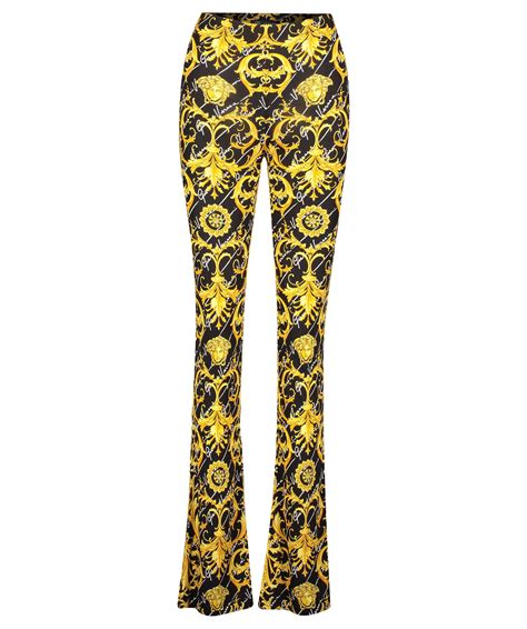 versace hose damen seitlicher sttreifen|Versace Pre.